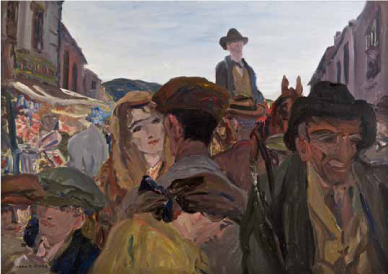 Jack B. Yeats - A Fair Day Mayo Sold - €1,000,000
