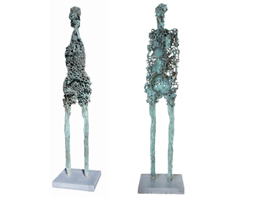 Edward Delaney RHA (1930-2009) - King & Queen - Sold for €160,000
