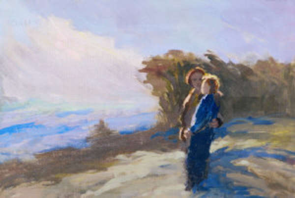 Eileen Murray, (1885-1962) Lovers in a Landscape O..., Fine Irish Art at Adams Auctioneers