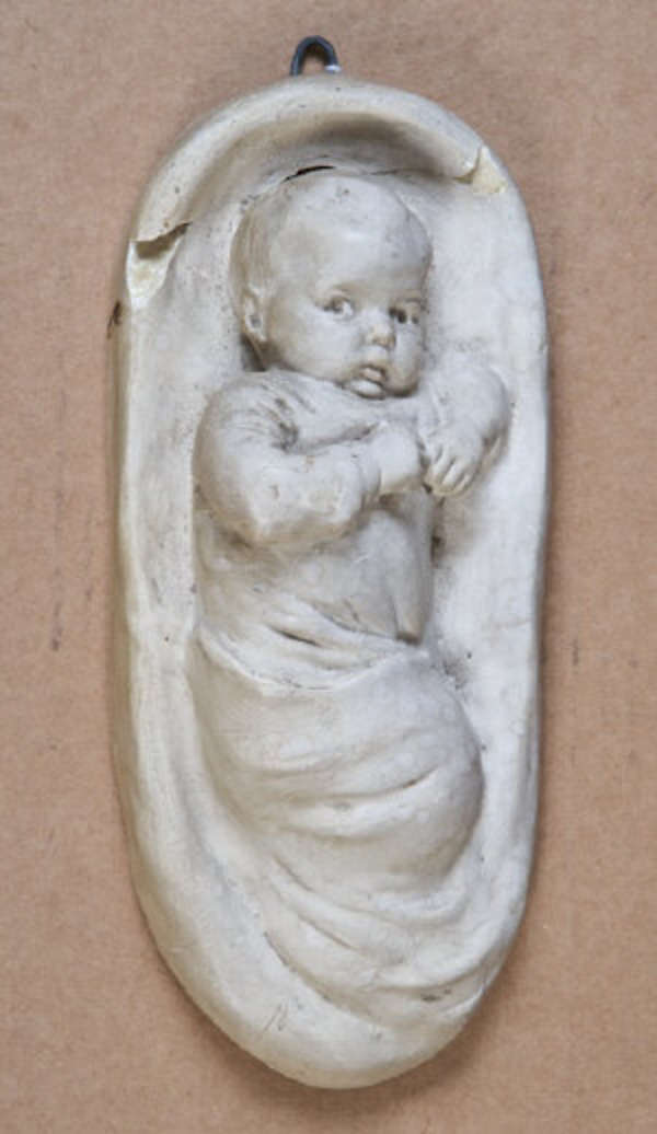 Sophia Rosamund Praeger (1867-1954) The baby  Plas..., Fine Irish Art at Adams Auctioneers