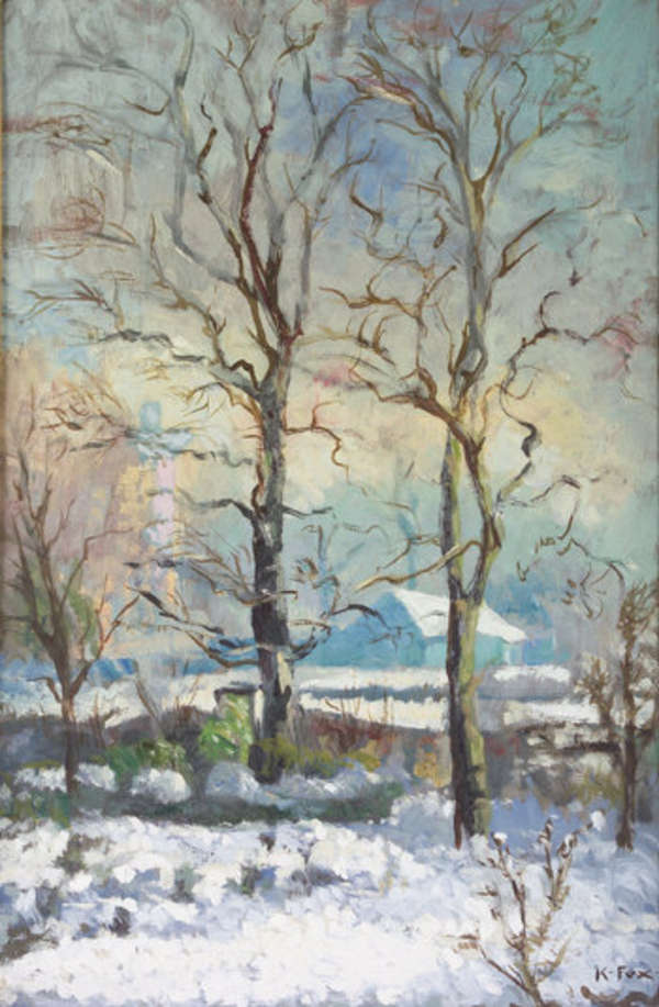 Kathleen Fox (1880-1963) When Winter Comes Oil on ..., Fine Irish Art at Adams Auctioneers