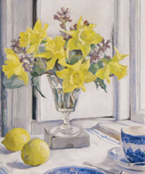 Rosaleen Brigid Ganly HRHA (1909-2002) Daffodils b..., Fine Irish Art at Adams Auctioneers