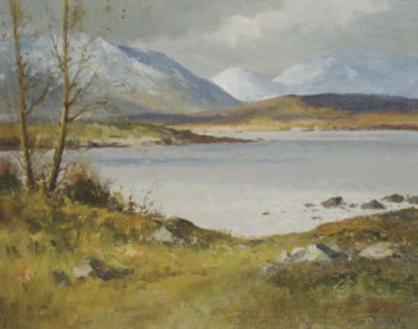 Maurice C Wilks RUA ARHA (1910-1984) Winter lake a..., Fine Irish Art at Adams Auctioneers