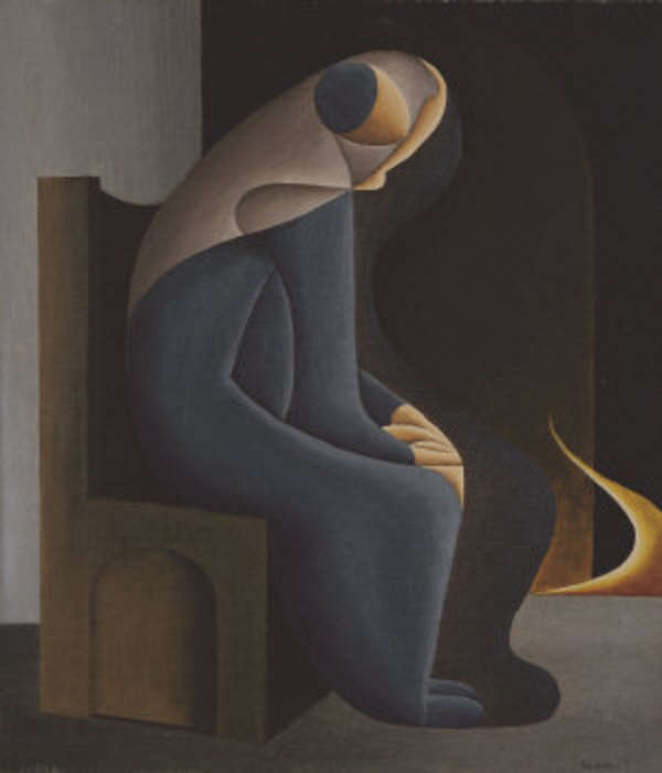 Una Watters (1918-1965) Meditation Oil on canvas, ..., Fine Irish Art at Adams Auctioneers