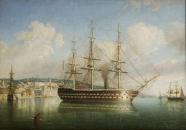 George Mounsey Wheatley Atkinson (1806-1884) H.M.S..., Fine Irish Art at Adams Auctioneers