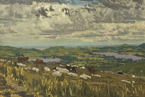 Desmond Stephenson ARHA (1922-1963) Cattle in a La..., Fine Irish Art at Adams Auctioneers