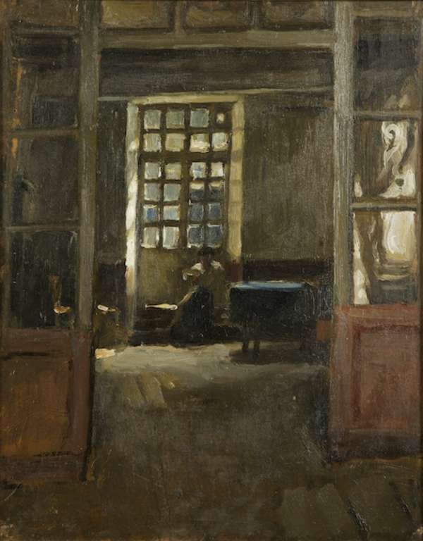 Norman Garstin (1847-1926) The Breton Needleworker..., Fine Irish Art at Adams Auctioneers