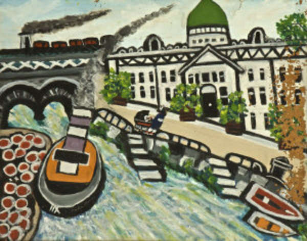 Gretta Bowen (1880-1981)  Guinness Boats on the Li..., Fine Irish Art at Adams Auctioneers