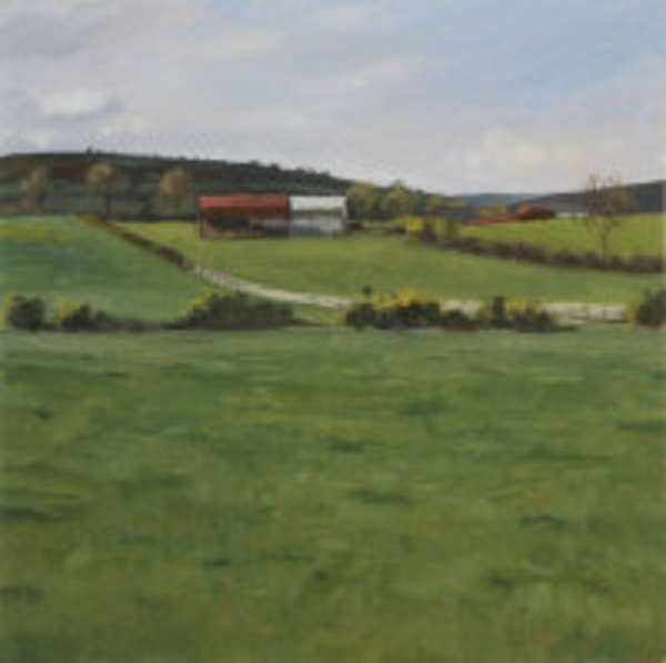 Blaise Smith (b.1967) Red Barn near Gowran Oil on ..., Fine Irish Art at Adams Auctioneers