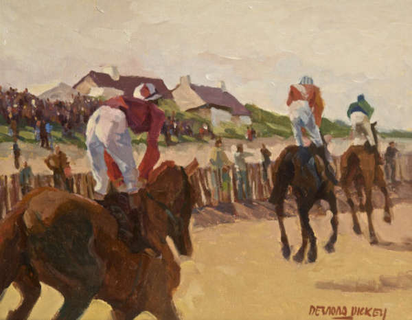 Desmond Hickey (1937-2007) The Field - Next Race L..., Fine Irish Art at Adams Auctioneers