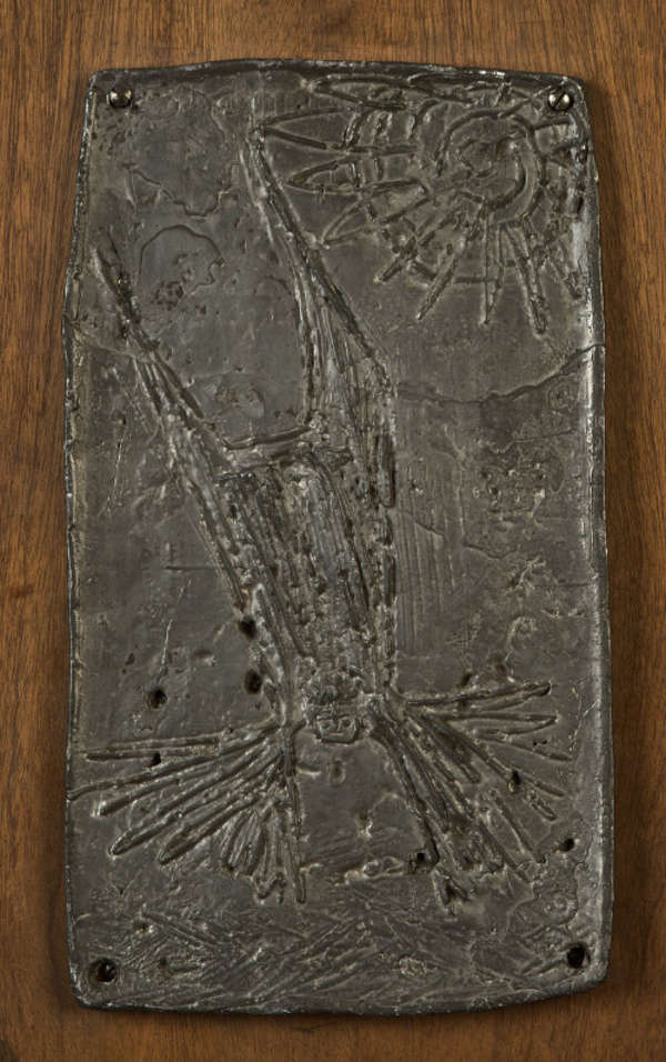 HILARY HERON (1923-1977) Icarus I Cast lead panel ..., Fine Irish Art at Adams Auctioneers