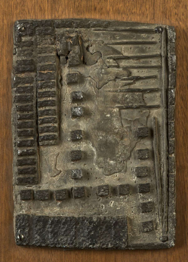 HILARY HERON (1923-1977) Ideogram II Cast lead pan..., Fine Irish Art at Adams Auctioneers