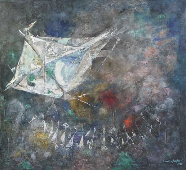 David Clarke (1920-2005) Kite Series 2 Oil on canv..., Fine Irish Art at Adams Auctioneers