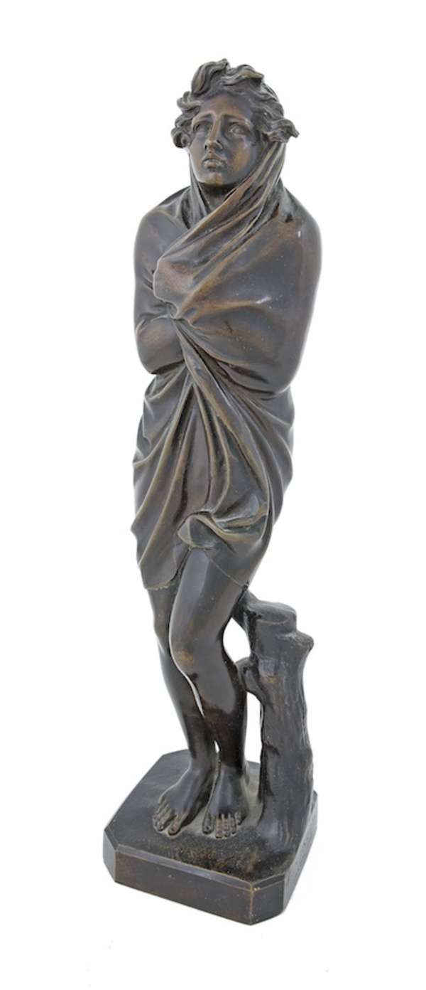 John Henry Foley (1818-1874) Winter Bronze, 48cm (..., Fine Irish Art at Adams Auctioneers