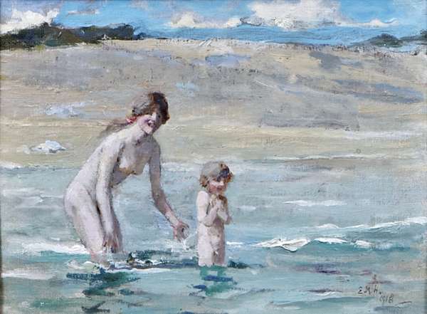 Eva Henrietta Hamilton (1876-1960)  Mother & Child..., Fine Irish Art at Adams Auctioneers