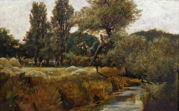 Francis S. Walker RHA RE (1848-1916) The Dodder Oi..., Fine Irish Art at Adams Auctioneers