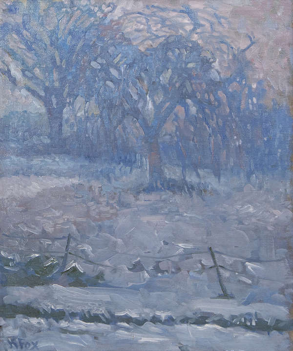 Kathleen Fox (1880-1963) Fog in Milltown Oil on ca..., Fine Irish Art at Adams Auctioneers