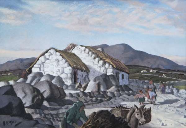 Harry Epworth Allen (1894-1958) A Connemara Cottag..., Fine Irish Art at Adams Auctioneers