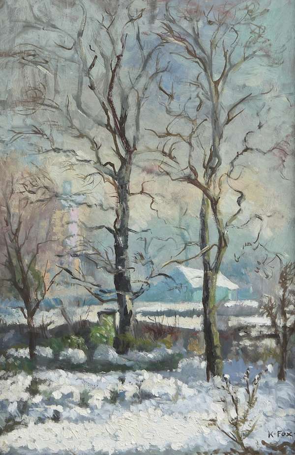 Kathleen Fox (1880-1963) When Winter Comes Oil on ..., Fine Irish Art at Adams Auctioneers