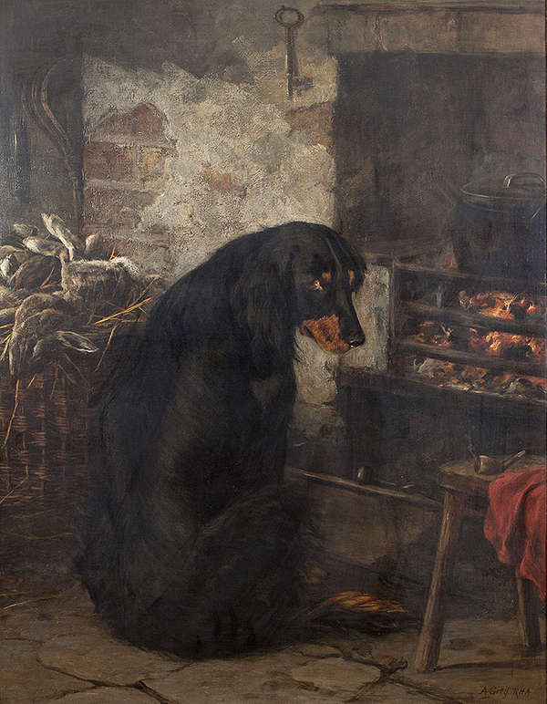 Alfred Grey RHA (1845-1926) A Faithful Companion  ..., Fine Irish Art at Adams Auctioneers