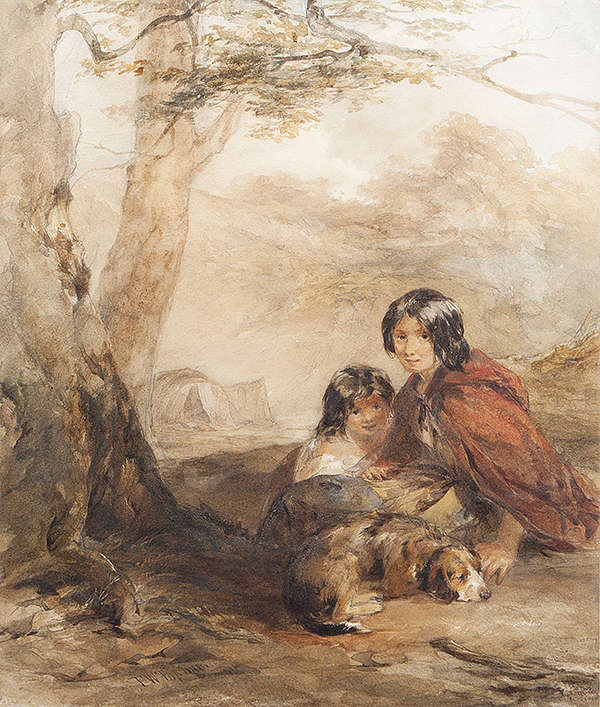 Francis William Topham (1808-1877) Tinkers' Encamp..., Fine Irish Art at Adams Auctioneers