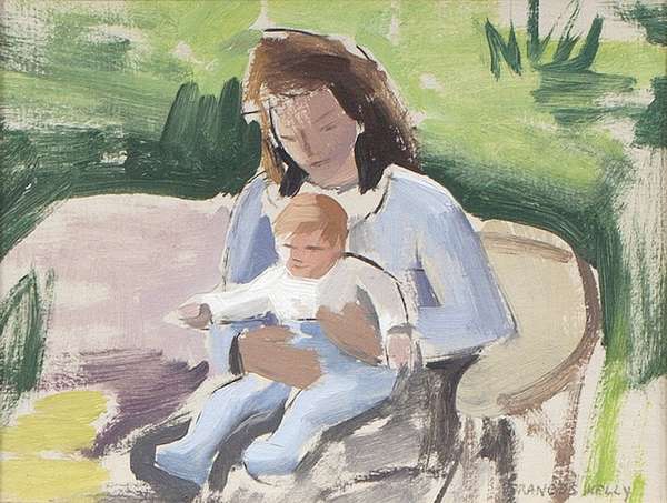 Frances Kelly ARHA (1908-2002) Mother and Child  O..., Fine Irish Art at Adams Auctioneers