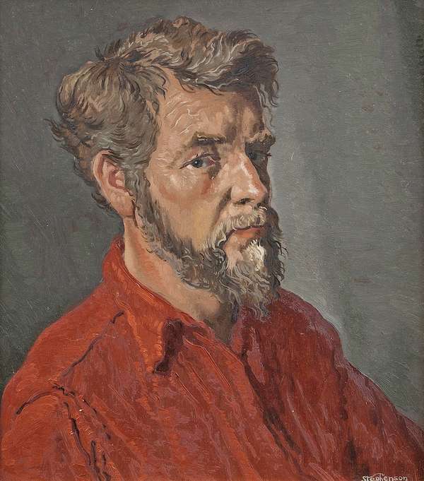 Desmond Stephenson ARHA (1922-1963) Self-Portrait ..., Fine Irish Art at Adams Auctioneers