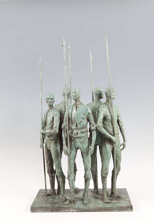 Eamonn O'Doherty (1939-2011) The Pikeman Bronze 44..., Fine Irish Art at Adams Auctioneers