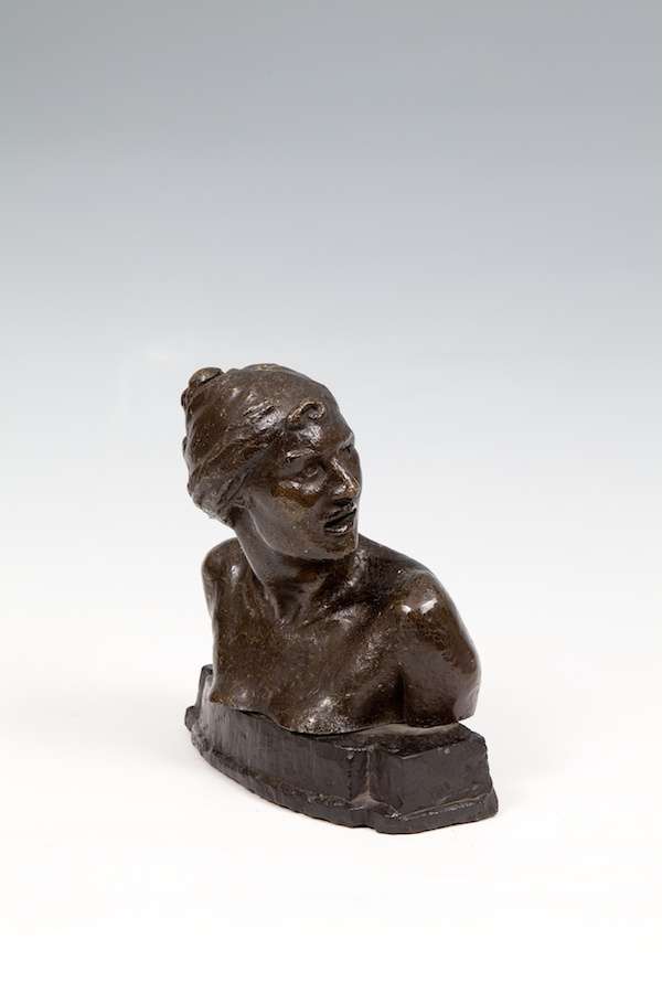 Jerome Connor (1876-1943) The Singer  Bronze, 23cm..., Fine Irish Art at Adams Auctioneers
