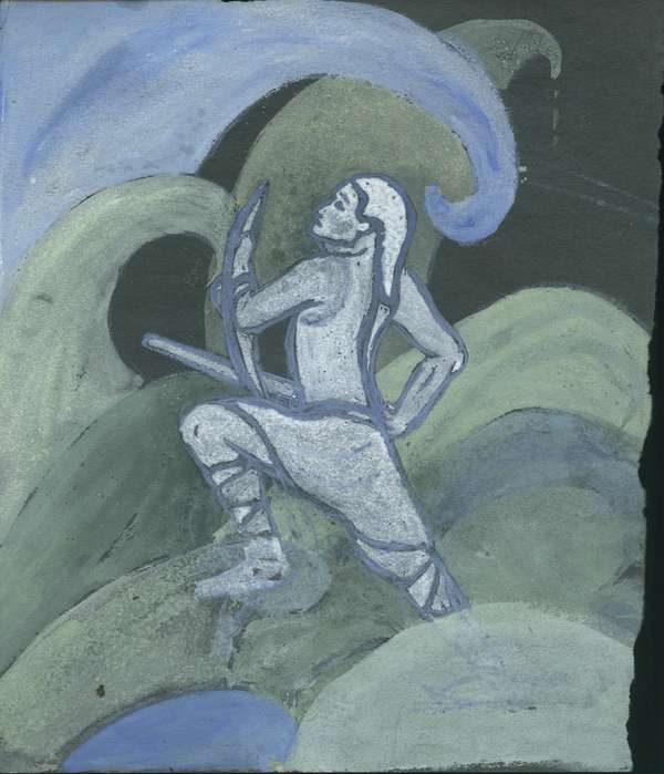 Anne Yeats (1919-2001)
Celtic Warrior and Waves
Wa..., Fine Irish Art at Adams Auctioneers