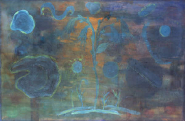 Noreen Rice, (b.1936) Flowers in a Dark Landscape ..., Fine Irish Art at Adams Auctioneers