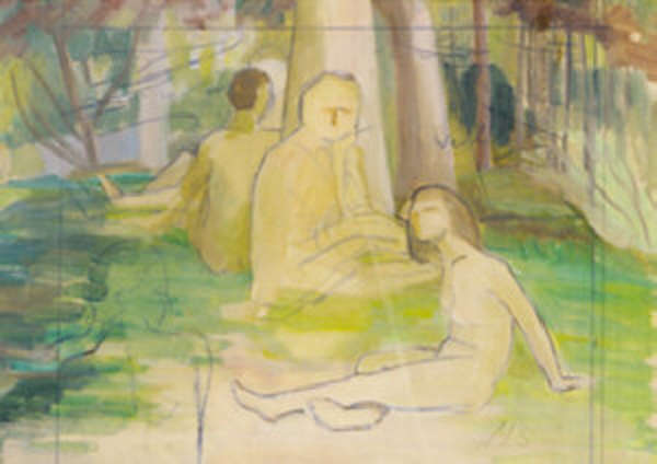 Margaret Stokes (1915-1996) Figures in Woodland Go..., Fine Irish Art at Adams Auctioneers