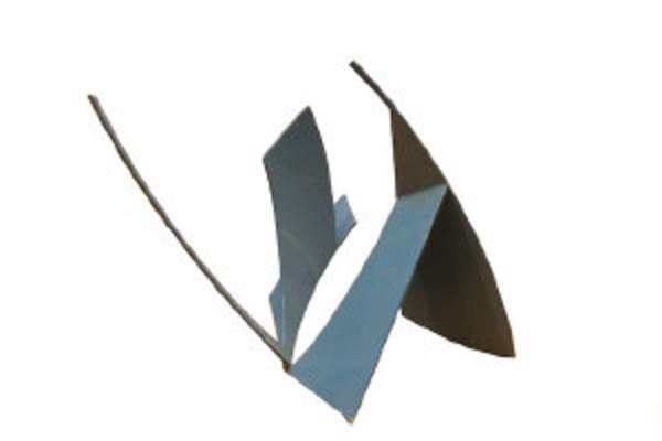 John Burke (b.1946) Waves Painted steel, 25cm high..., Fine Irish Art at Adams Auctioneers