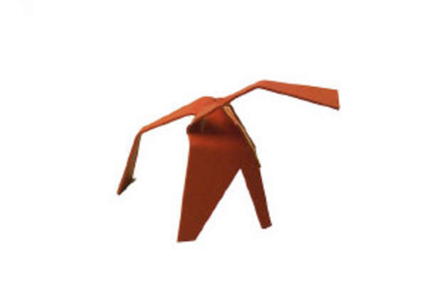 John Burke (b.1946) Red Abstract Form Painted stee..., Fine Irish Art at Adams Auctioneers