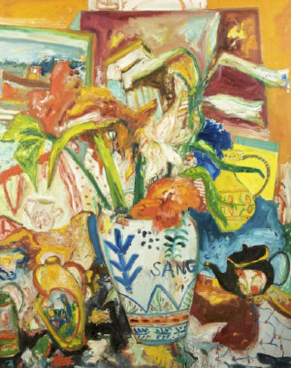 John Bellany (b.1942) Flowers of Janitzio Oil on c..., Fine Irish Art at Adams Auctioneers