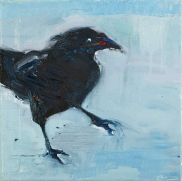 James Kenny (20th/ 21st Century) Crow I Oil on can..., Fine Irish Art at Adams Auctioneers