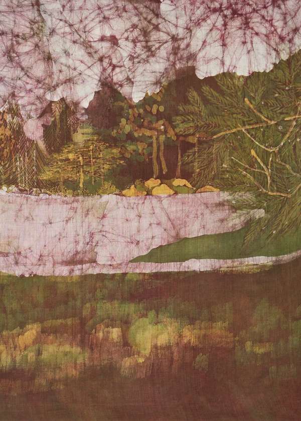 Bernadette Madden (b.1948) River Landscape with Tr..., Fine Irish Art at Adams Auctioneers