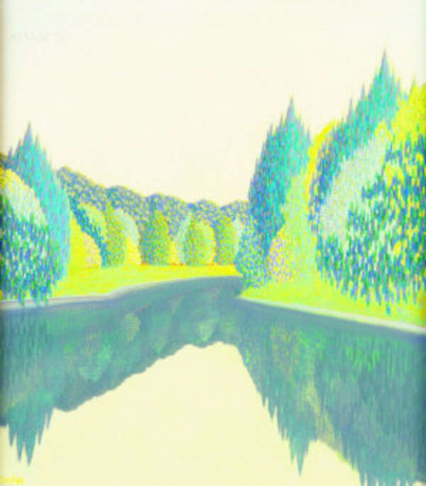 Patrick Cashin (b.1965) Italianate Gardens at Even..., Fine Irish Art at Adams Auctioneers