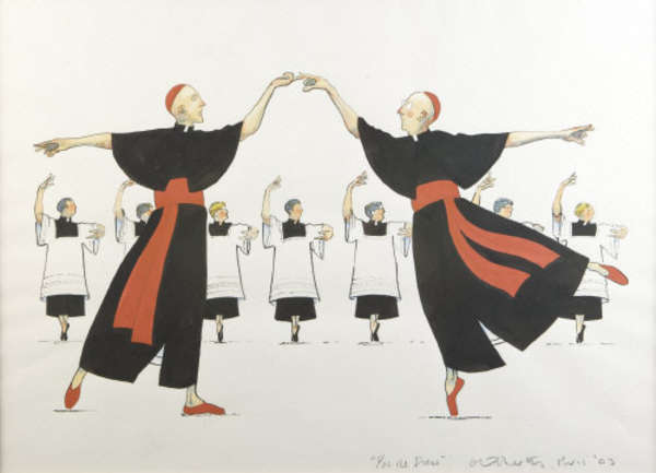 EAMONN O'DOHERTY (1939-2011) Pas de Dieu Ink and w..., Fine Irish Art at Adams Auctioneers