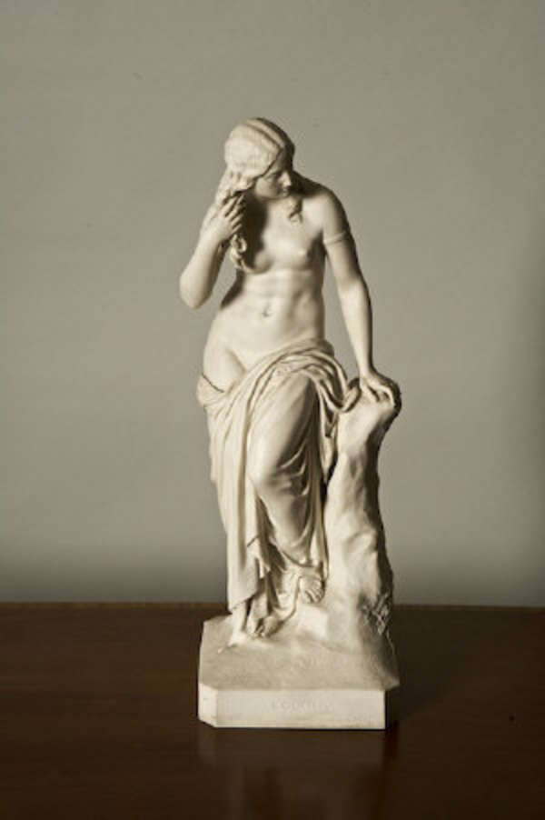 A white Parian figure of Egeria, probably Copeland..., Fine Irish Art at Adams Auctioneers