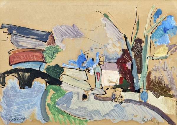 NICK NICHOLLS (1914-1991) Celbridge Oil, gouache a..., Fine Irish Art at Adams Auctioneers