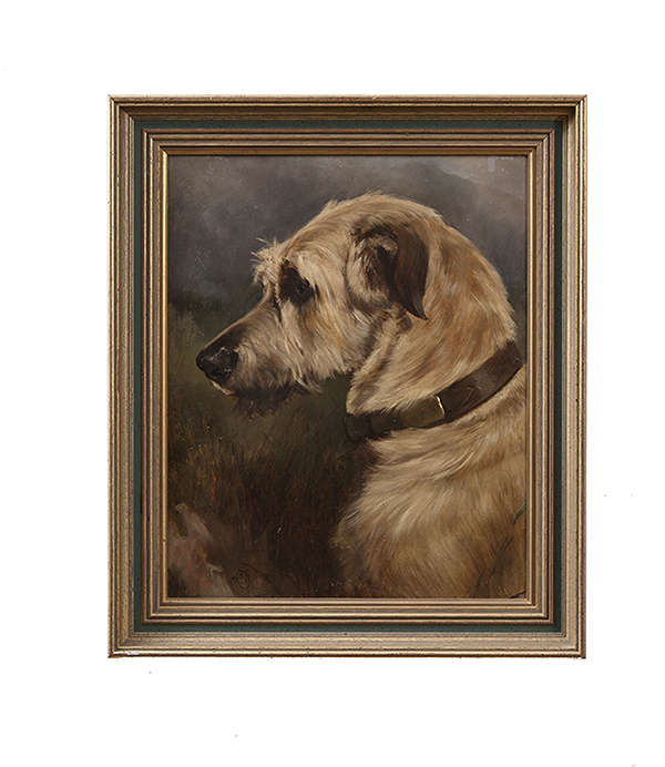 WILLIAM OSBORNE RHA (1823-1901) An Irish Wolf Dog ..., Fine Irish Art at Adams Auctioneers