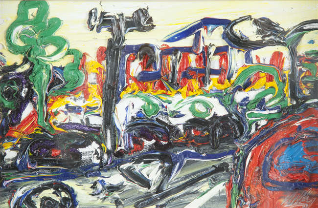 Phil Kelly (1950-2010)
Rush Hour
20 x 30.25cm (8 x..., Fine Irish Art at Adams Auctioneers