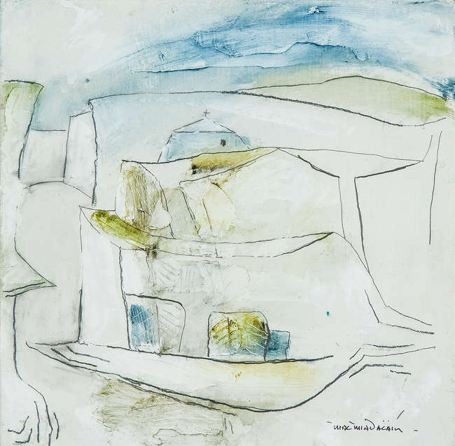 Padraig MacMiadhachain (b.1929)
Chapel on Headland, Fine Irish Art at Adams Auctioneers