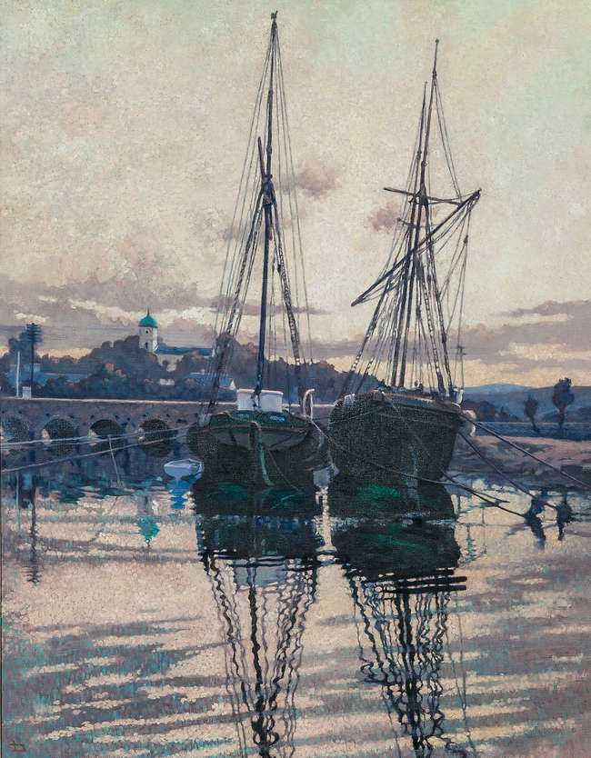 Lilian Lucy Davidson ARHA (1879-1954)			
Boats at ..., Fine Irish Art at Adams Auctioneers