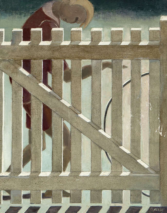 Olive Henry RUA (1902 - 1989)			
Boy with Hoop by ..., Fine Irish Art at Adams Auctioneers