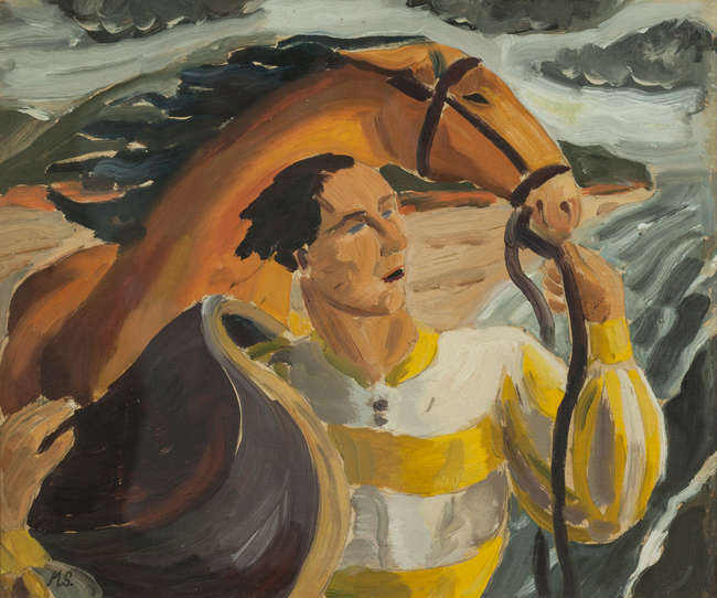 Margaret Stokes (1915 - 1996)
Horse and Jockey
Oil..., Fine Irish Art at Adams Auctioneers