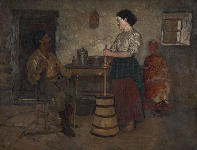 Aloysius O'Kelly (1850-1929)
Kitchen, Fine Irish Art at Adams Auctioneers