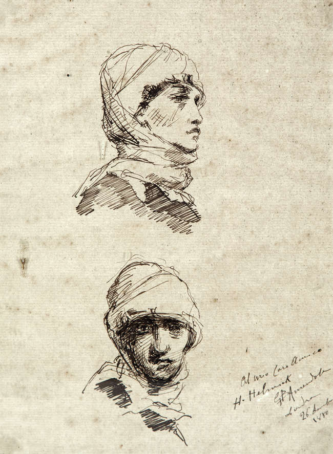 Howard Helmick (1845-1907)
Al Mio Caro Amico
Pen a..., Fine Irish Art at Adams Auctioneers