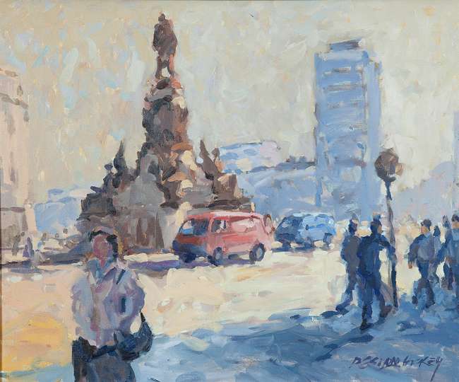 Desmond Hickey (1937-2007)
4 p.m. O' Connell Stree..., Fine Irish Art at Adams Auctioneers